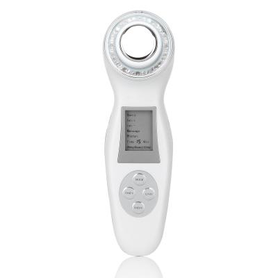 China Skin Tightening High Quality Facial Care Skin Lifting Tightening Microcurrent Ultrasonic Beauty Device for sale