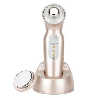 China Face Lift Beauty Care Ultrasonic Body Massager Facial Vibrating Device For Skin Lifting Tightening Slimming for sale