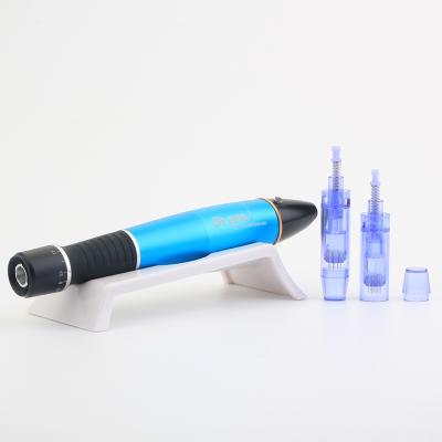 China Skin Rejuvenation Dermapen Electric Derma Pen Cordless Micro Needle Pen for sale