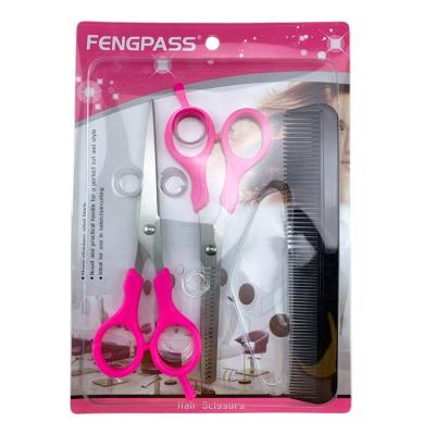 China Professional 6.5 Inch Thinning Scissors S3-1084AB Stainless Steel Hair Cutting Scissor Set for sale