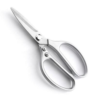 China S4-1186 Universal Durable Aluminum Alloy Handle Sharp Scissors Kitchen Scissors for sale