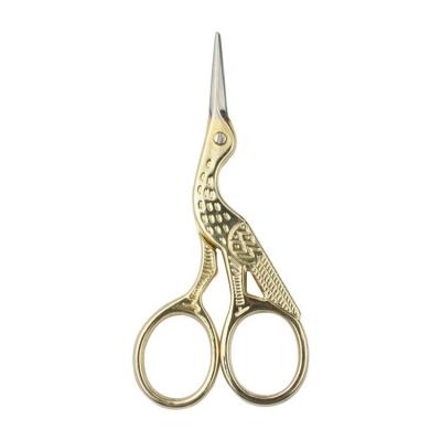 China Hairdressing S3-3036 Crane Design Sewing Scissors For Classic Embroider Craft Needle Work Scissors for sale