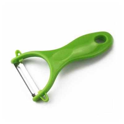 China Sustainable Vegetable, Fruit And Potato Peeling Peeler With Stainless Steel Color Non-slip Handle for sale