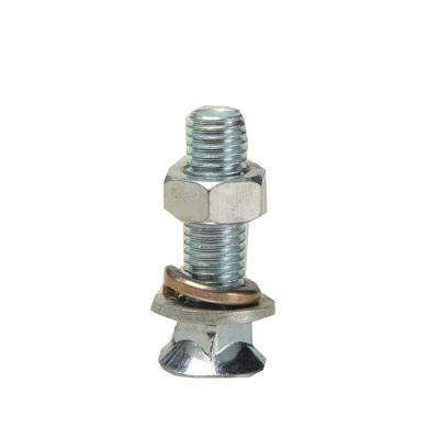 China Lawn Lawn Mower Machinery Cast Iron 12*50 Bolt Screw Plowing Screw For Agricultural Machinery Spare Parts for sale