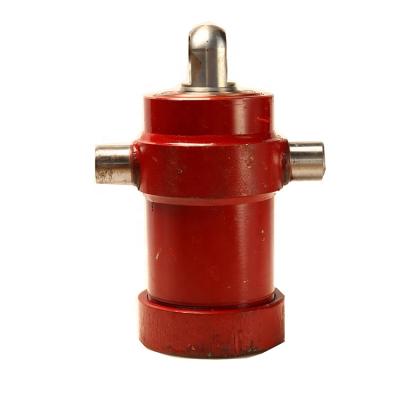 China Red KAMAZ 130/150 Part China Quality Four-section Hydraulic Lift Cylinder Assembly With Holes KAMAZ Parts for sale