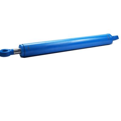 China Universal Agricultral Auto Parts Single Acting Blue Double Hydraulic Cylinder With Pin Bearing for sale