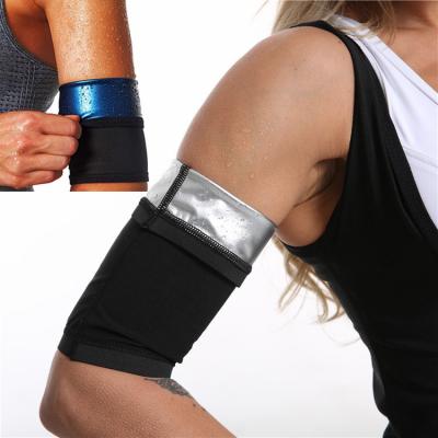 China Breathable Fat Burning Workout Neoprene Arm Trimmer With Ribbon Inside Weight Loss Arm And Thigh Trimmers Slimmer Trainer For Women And Men for sale