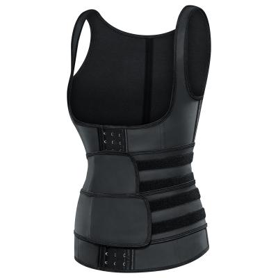 China New Breathable Workout Sport Adjustable Compression Belt Front Hook Body Shaper Women Waist Trimmer Vest for sale