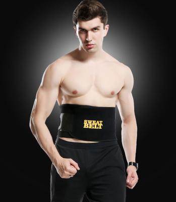 China Wholesale Mens Sweat Belt Neoprene Waist Trimmer Slim Soft Weight Loss Exercise Sweat Slim Waist Trimmer Belt Compression Waist Shaper Waist Trainer for sale