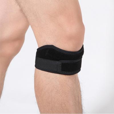 China Knee Brace For Running Sports And Fitness Jumpers Patella Tendon Knee Wrap Brace Fully Adjustable Knee Resistance Band for sale