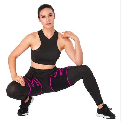 China Breathable 4 Colors Neoprene Leg Thigh Shapers Calorie Calorie Reduction Warm Slim Weight Loss Compression Bandage for sale