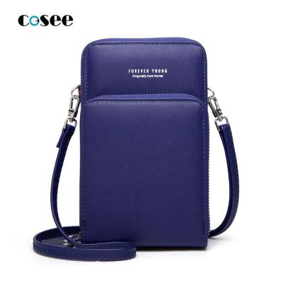 China Small Anti-fall Cross - Body Bag For Women Leather Cell Phone Shoulder Purses Fashion Travel Designer Wallet Handbags for sale