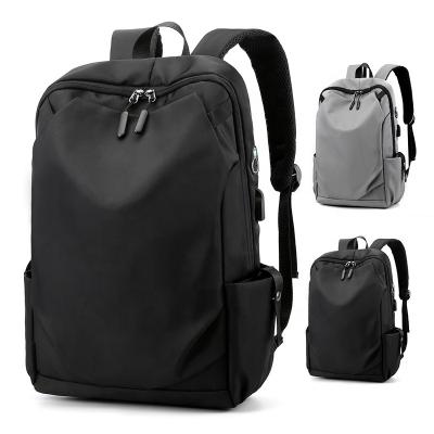 China With USB Water Resistant Laptop Casual Backpack With Left USB College School Daypacks Computer Filling Bag For Men for sale