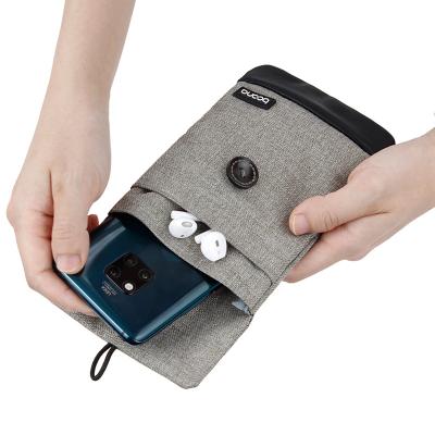 China Customized Multifunctional Fashion Oxford Shockproof Mobile Phone Pouch With Single Buckle Flip Bag Pocket for sale