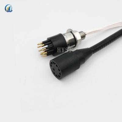 China Deep Water Connector Micro Cable 10 Core Waterproof MCBH10M MCIL10F Deep Water Connector for sale