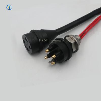 China High Current Underwater Deep Water Marine Bulkhead Connector ROV Deep Water 4 Core 40A Waterproof Connector Cable for sale