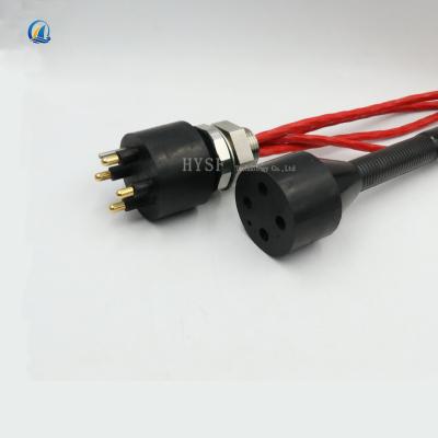 China High Power 4 Core 60A Deep Water Waterproof Connector Cable Male Female Plug for sale