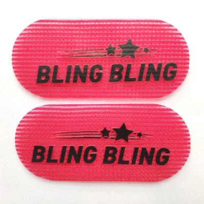 China Cheap Eco-friendly 100% Nylon Customized Logo Hair Clips For Salon Hairdresser Home for sale