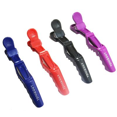 China Anti-Static Cheap Accessories Alligator Crocodile Plastic Hair Clips For Long Hair For Salon for sale