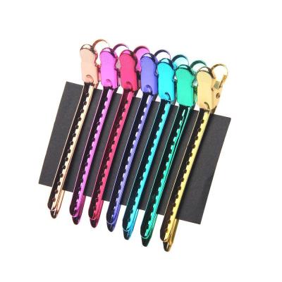 China Wholesale Barber Salon Hair Clip Women's Hair Decoration Metal Spring Large For Girls for sale