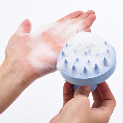 China Waterproof Barber Household Growth Hair Silicone Scalp Massager Brush Bath Massager Brush for sale