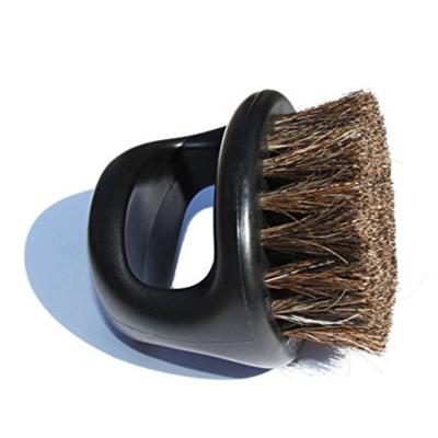 China Fade Beard Brush For Barber Boar Bristle Shaving Brush Barber Cleaning Joint for sale