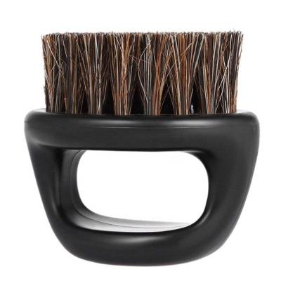 China Eco - Friendly Hair Barber Salon Men Beard Mustache Trimming Knuckle Brush for sale