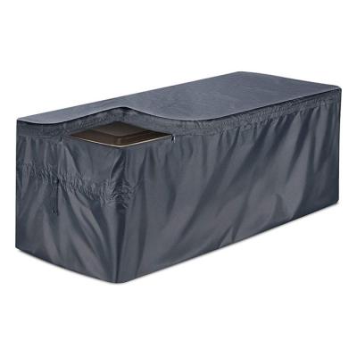 China Waterproof Gray Rectangle Oxford Outdoor Furniture Best Cover Fabric With UV Resistant for sale