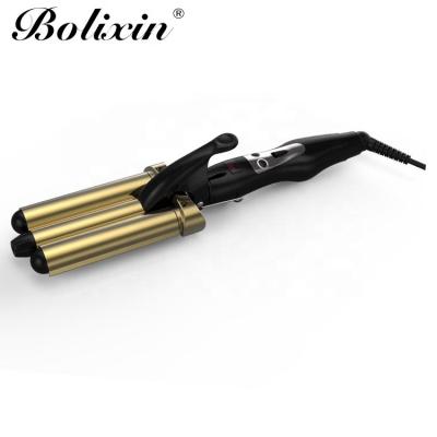 China Digital Hair Perm Machine Aluminum Ceramic Curling Iron Wand for sale