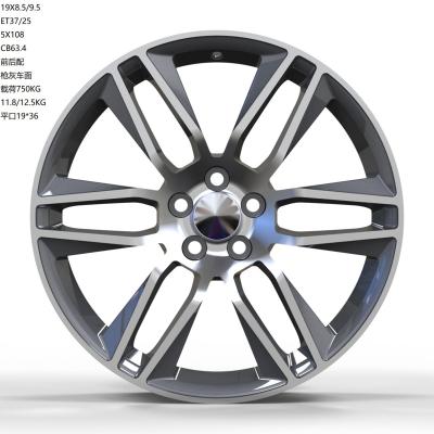 China Aluminum High Quality Durable Custom Multi Spoke Alloy Car Wheels Custom Forged Wheels for sale