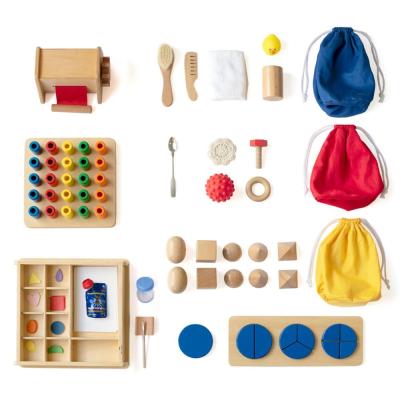 China 29-36 Months Eco-Friendly Montessori Toy Kids Toys Wooden Educational Materials Complete Set Wooden Montessori for sale