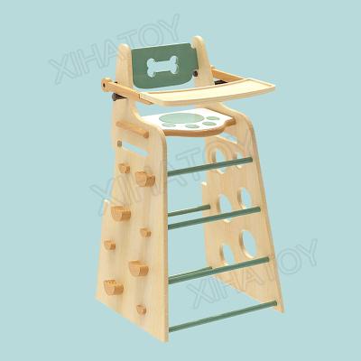 China Wholesale Xiair Kids Wooden Umpire Chair Baby Umpire Chair Solid Wood Multifunctional Baby Feeding Eating /Learning Chair for sale