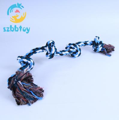 China Sustainable Dog Rope Toys Set Pet Teether Chew Rope Toy for sale