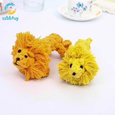 China Wholesale Viable High Quality Handwoven Dog Toy Cotton Rope Dog Training Toy for sale