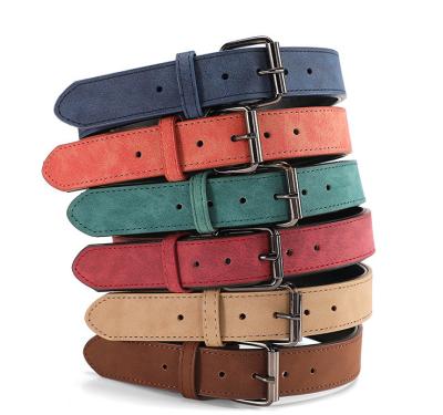 China Double Stocked Luxury Leather Handmade Pet Collar Can Custom Tags Ease Padded Waterproof Dog Collar for sale