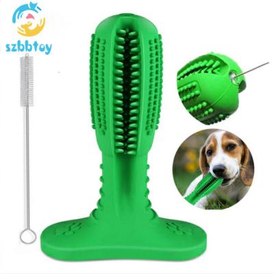 China Durable Nature Stick Dental Care Bite Toothbrush Rubber Stick Toy Chew Cleaning Dog Toothbrush Resistant for sale