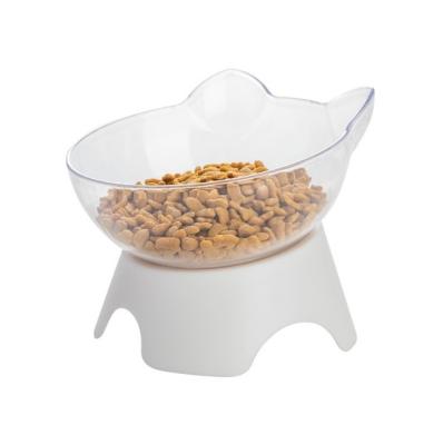 China Amazon Stocked Hot Sales Bowl Eco-friendly Cat Food And Water Bowl Cat Shape Pet Drinking Eating Bowl for sale