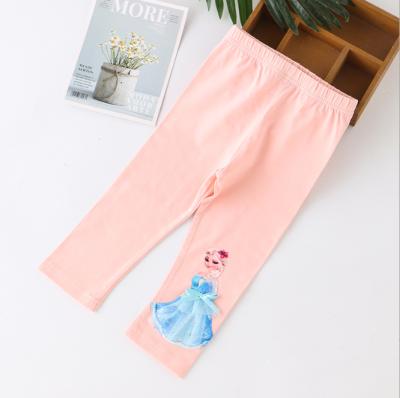 China Kids Baby Cotton Gaiters Long Trousers Cartoon Breathable Pants for sale