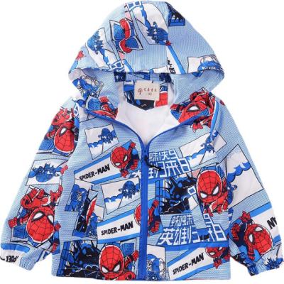 China Fashion Breathable Boys Jackets Kids Hoodie Coat Spring Autumn Coats Children Cartoon Hoodies Coat Wholesale for sale