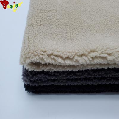 China Tear-resistant wholesale fabric sherpa dye fabric for clothing in China for sale