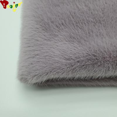 China Excellent Toy Hot Sale soft faux rabbit fur for faux fur bag women mittens deken faux fur for sale