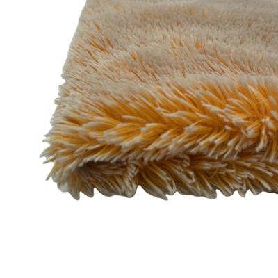 China Wholesale Fleece Fabric Tear-Resistant Cloth For Soft Bag Cloth In Orange Color for sale