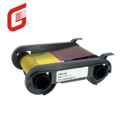 China COMPATIBLE Evolis R5F008S13 YMCKO Compatible Color Ribbon 300 Prints / Roll for sale