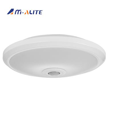 China Outdoor mounted led round emergency ceiling light pir sensor round surface mounted ceiling lamp 12w 15w 18w 24w 32w for sale