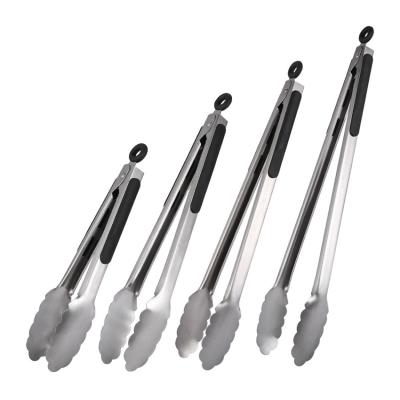 China Viable Tongs 9, 12, 14, 16 Inch Stainless Steel BBQ Grill Kitchen Food Serving Tongs for sale