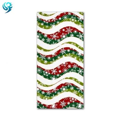 China Custom algodon velvet printed towel tela de toalla safe for christmas gift kids for sale