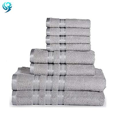 China QUICK DRY Super Soft Cotton 700gsm Terry Custom 100% Bathroom Towel Set for sale