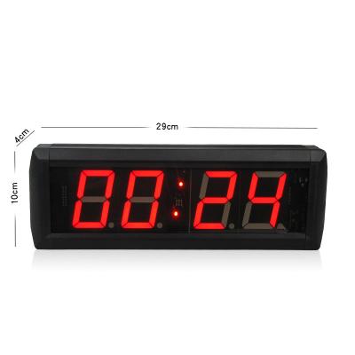 China NEW DESIGN CREATIVE 3D Digital Electronic Red Remote Control Led Wall Clock for sale