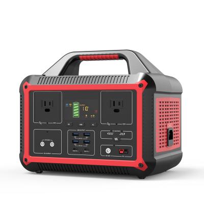 China Super Fast Charging 518Wh PD100W Home Portable Backup Power Station Generator 500W Solar Backup Lithium Ion Battery 518Wh/140000mAh for sale