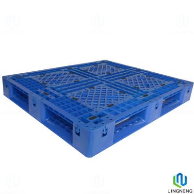 China Large Heavy Duty Nestable Pallet Euro Plastic Pallets Solid 1200x1000*150mm for sale